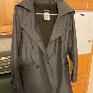 Patrizia Pepe Grey Long Jacket Size 40 EUC